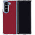 Burgundy Galaxy Z Fold5 5G Clear Case