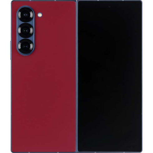 Burgundy Galaxy Z Fold6 Skin