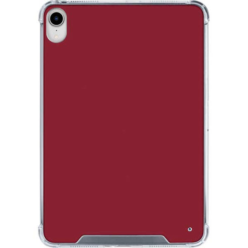 Burgundy iPad 11th Gen (2025) Clear Case