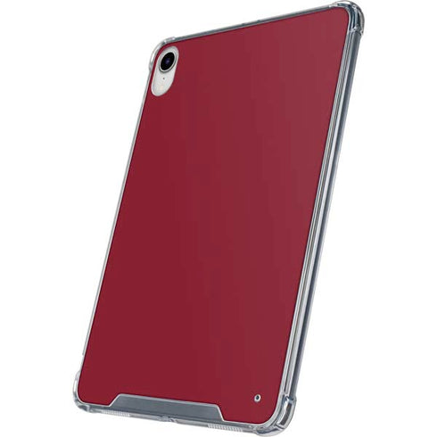 Burgundy iPad 11th Gen (2025) Clear Case