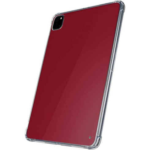 Burgundy iPad Pro 11in (2024) Clear Case