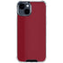 Burgundy iPhone 15 Clear Case