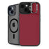 Burgundy iPhone 15 Plus Kickstand Case