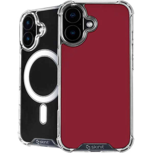 Burgundy iPhone 16 MagSafe Case