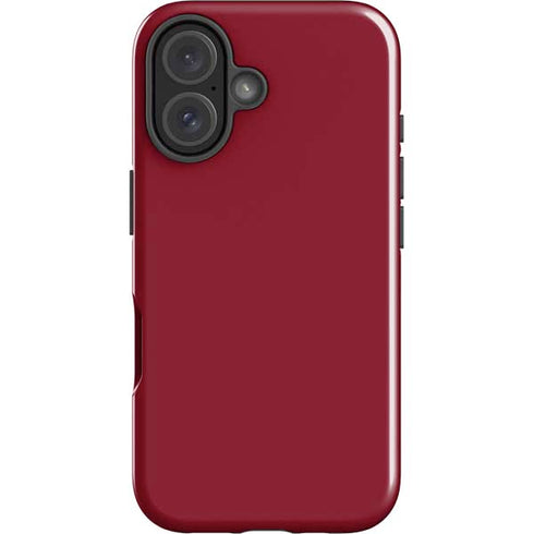 Burgundy iPhone 16 Plus Impact Case