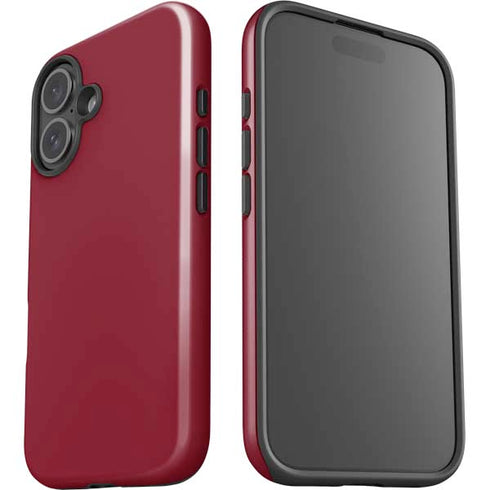 Burgundy iPhone 16 Plus Impact Case