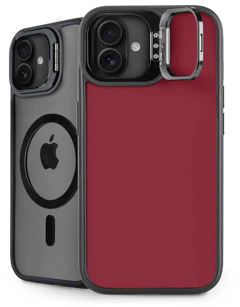 Burgundy iPhone 16 Plus Kickstand Case