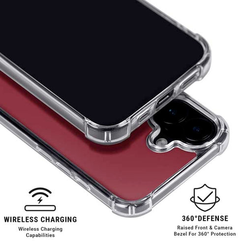 Burgundy iPhone 16 Plus MagSafe Case