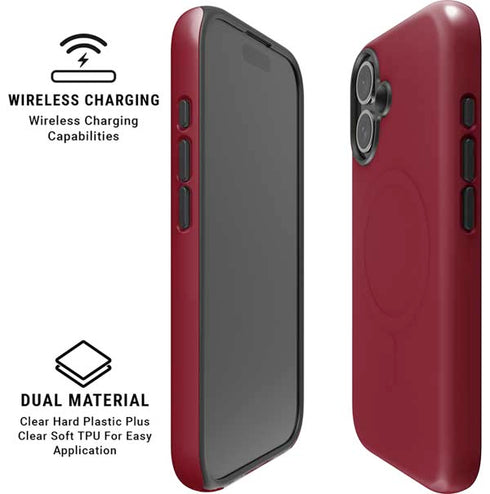 Burgundy iPhone 16 Plus Magsafe Impact Case