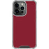 Burgundy iPhone 16 Pro Clear Case
