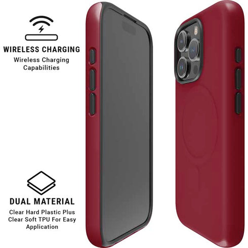 Burgundy iPhone 16 Pro Max Magsafe Impact Case
