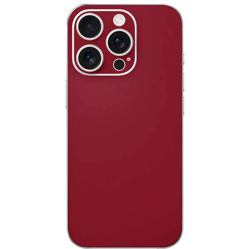 Burgundy iPhone 16 Pro Skin