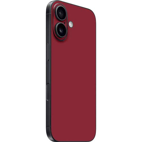 Burgundy iPhone 16 Skin