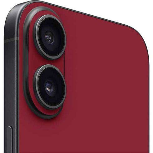 Burgundy iPhone 16 Skin