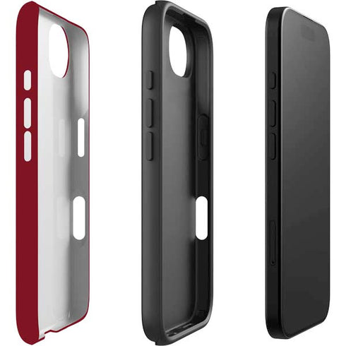 Burgundy iPhone 16e Impact Case