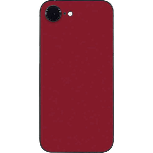 Burgundy iPhone 16e Skin