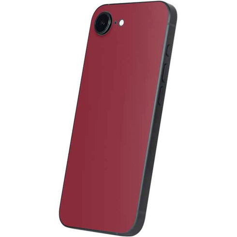 Burgundy iPhone 16e Skin