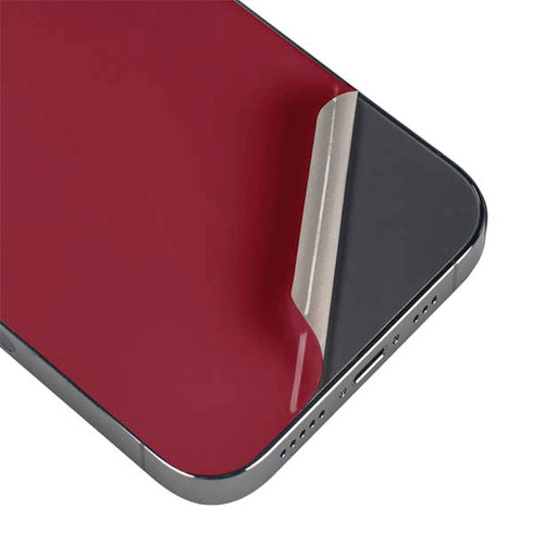 Burgundy iPhone 16e Skin