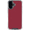 Burgundy iPhone 17 Clear Case