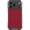 Burgundy iPhone 18 Pro Clear Case
