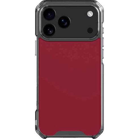 Burgundy iPhone 18 Pro Max Clear Case