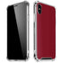 Burgundy iPhone X/XS Clear Case