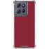 Burgundy Moto G Play 5G (2025) Clear Case