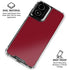 Burgundy Moto G Power 5G (2024) Clear Case