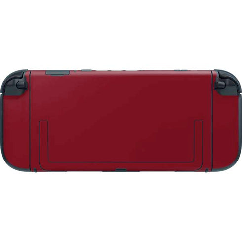 Burgundy Nintendo Switch 2 (2025) with Joy-Con Skin