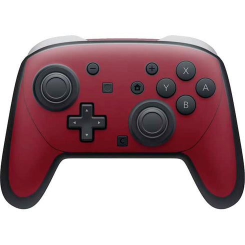 Burgundy Nintendo Switch 2 (2025) Pro Controller Skin