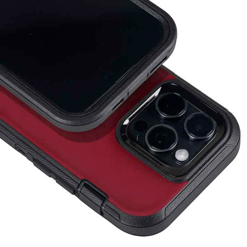 Burgundy Otterbox Defender iPhone Skin