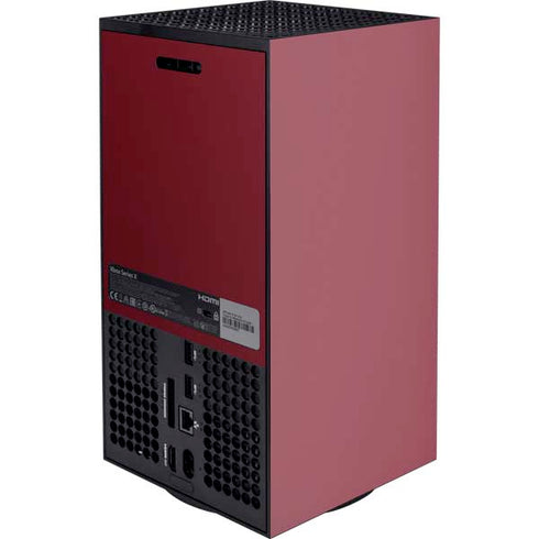 Burgundy XBox Series X Digital Edition Console Skin