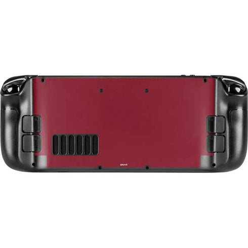 Burgundy Solid Steam Deck Handheld Gaming Computer Skin