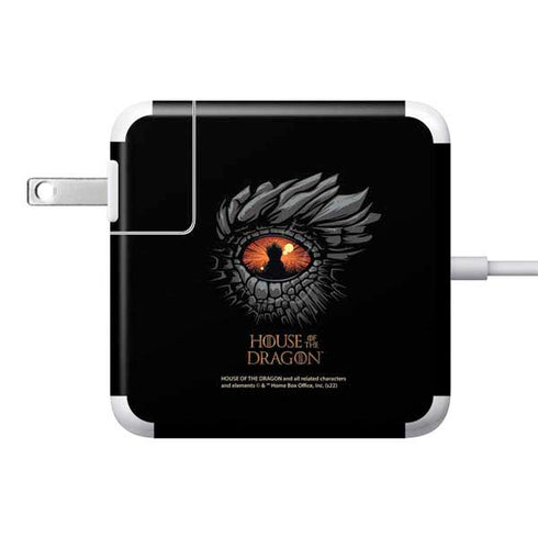 HBO House of the Dragon Burning Dragon 85W Power Adapter (15 and 17 inch MacBook Pro Charger) Skin