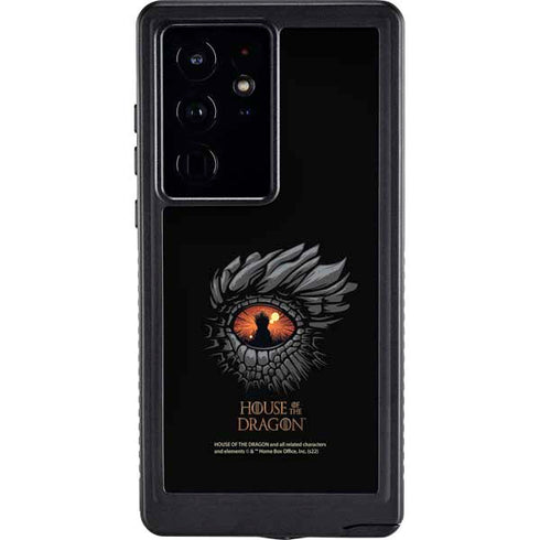 HBO House of the Dragon Burning Dragon Galaxy S24 Ultra Waterproof Case
