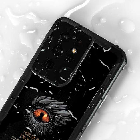 HBO House of the Dragon Burning Dragon Galaxy S24 Ultra Waterproof Case
