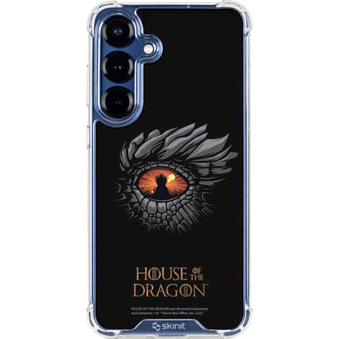 HBO House of the Dragon Burning Dragon Galaxy S25 FE Clear Case