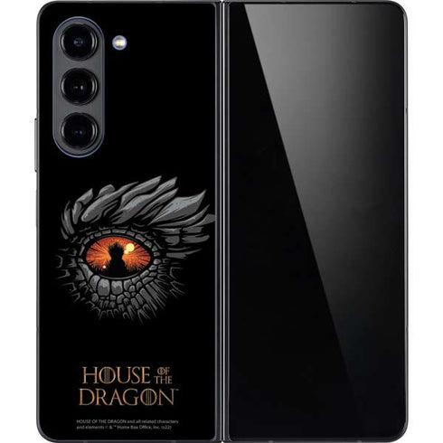 HBO House of the Dragon Burning Dragon Galaxy Z Fold5 5G Skin