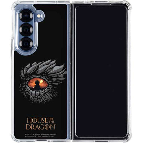 HBO House of the Dragon Burning Dragon Galaxy Z Fold6 Clear Case