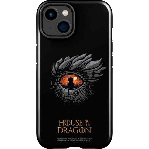 HBO House of the Dragon Burning Dragon iPhone 15 Impact Case