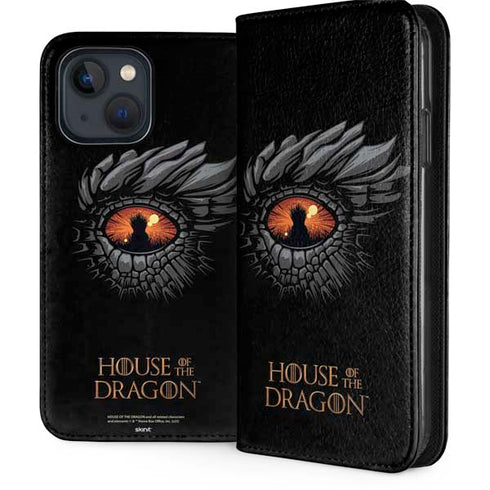 HBO House of the Dragon Burning Dragon iPhone 15 Plus Folio Case