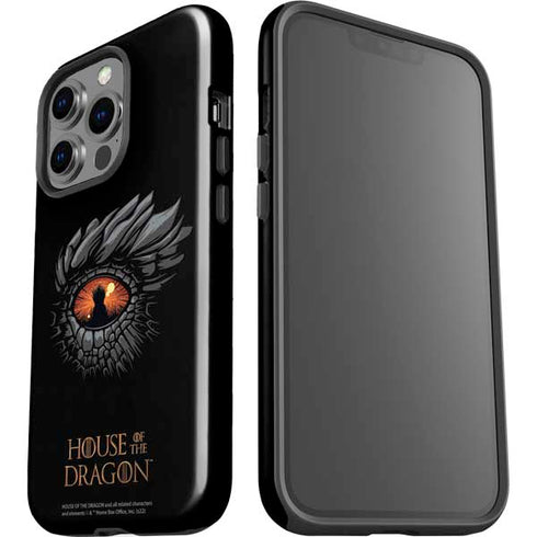 HBO House of the Dragon Burning Dragon iPhone 15 Pro Impact Case
