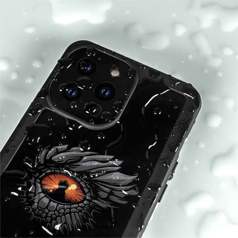 HBO House of the Dragon Burning Dragon iPhone 15 Pro Waterproof Case