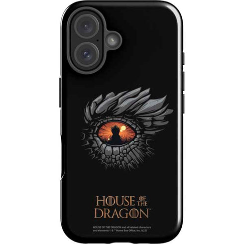 HBO House of the Dragon Burning Dragon iPhone 16 Impact Case