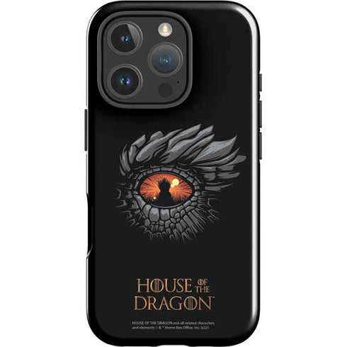 HBO House of the Dragon Burning Dragon iPhone 16 Pro Max Impact Case