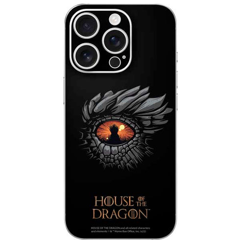 HBO House of the Dragon Burning Dragon iPhone 16 Pro Skin