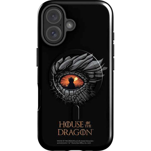 HBO House of the Dragon Burning Dragon iPhone 17 Magsafe Impact Case