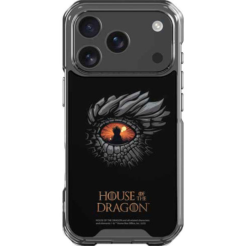 HBO House of the Dragon Burning Dragon iPhone 17 Pro Clear Case