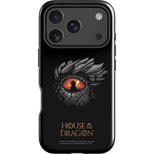 HBO House of the Dragon Burning Dragon iPhone 17 Pro Impact Case