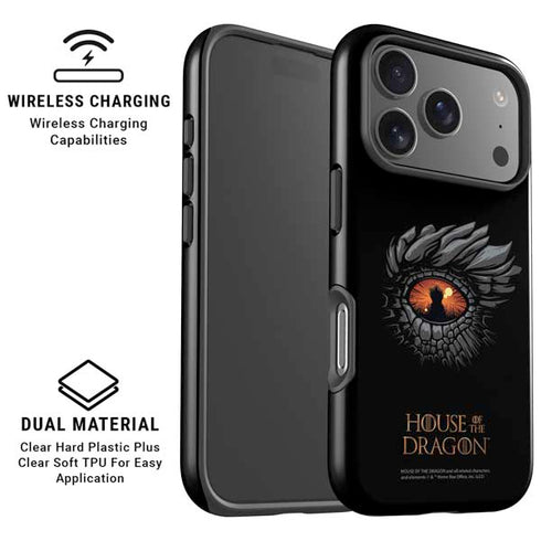 HBO House of the Dragon Burning Dragon iPhone 17 Pro Max Magsafe Impact Case